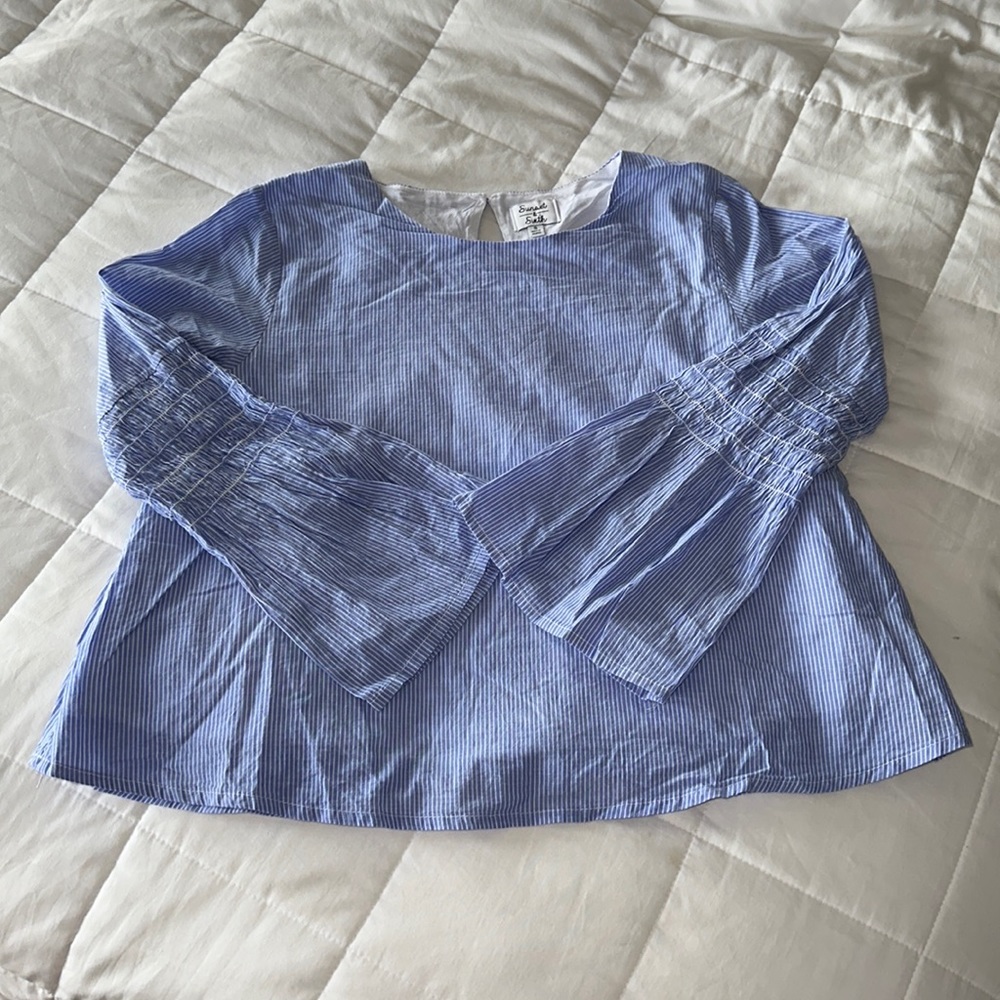 Blue Striped Long Sleeve